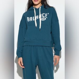 Balance Olsen Cropped Hoodie, New With Tags